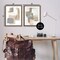 Stupell Industries Abstract Beige Brush Stroked Neutrals 2 pc Framed Floater Canvas Wall Art Set Design by Stella Chang